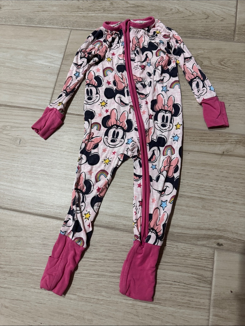 Little Sleepies Disney Minnie Forever Zippy 6-12 months